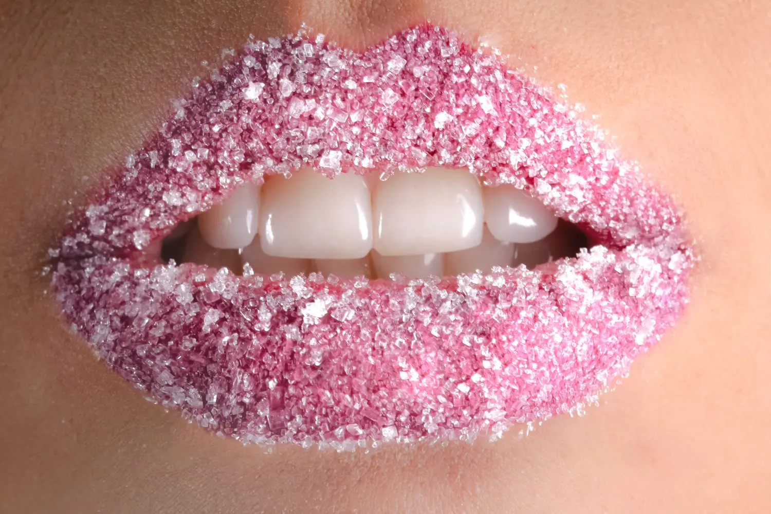 Lippen mit Zucker